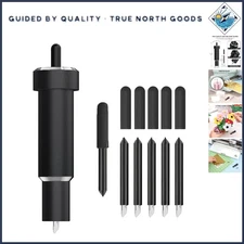 60° Deep Point Blade with Housing for Precision Cutting - 6 Pieces