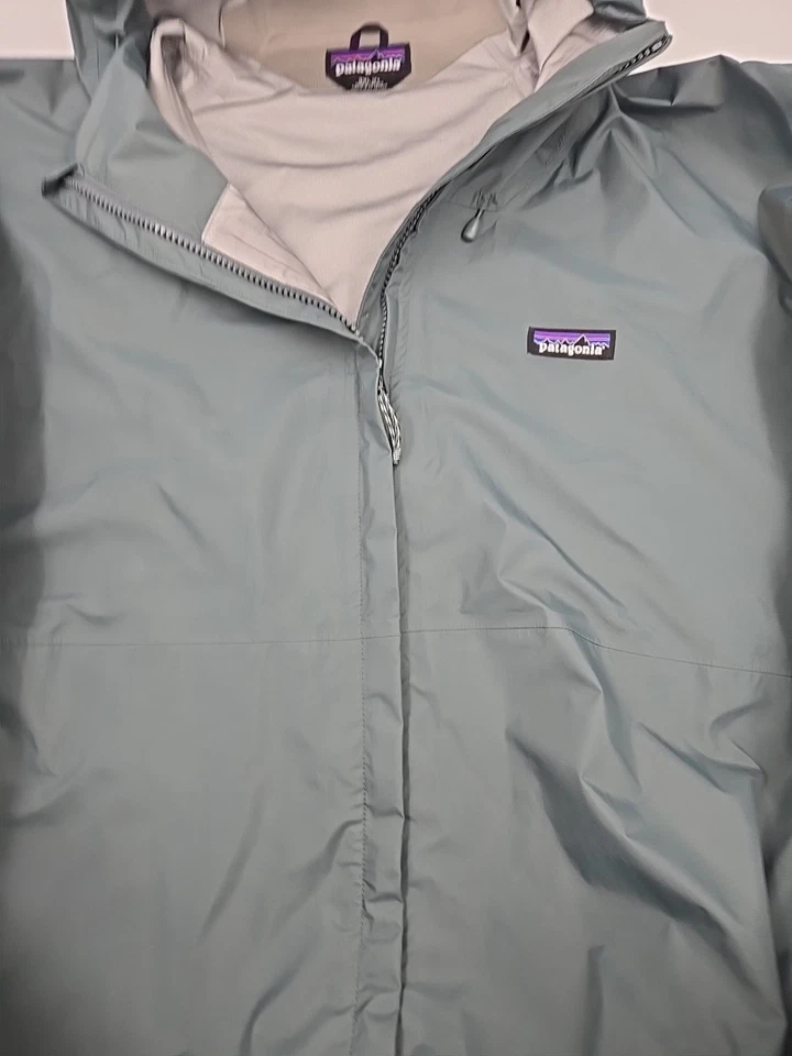 Chaqueta de Lluvia Patagonia Para Hombre 3XL Torrentshell Verde Nuevo Cremallera Completa 85241 Foto 3 de 4