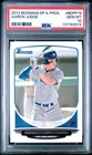 2013 Bowman Draft Picks & Prospects Aaron Judge #BDPP19 Rookie Card PSA 10 GEM