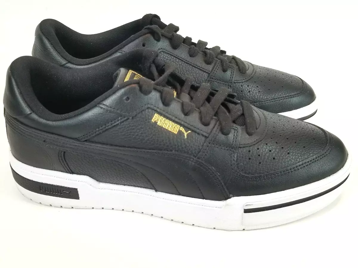 PUMA CA PRO CLASSIC Sneakers da uomo nere con finiture oro taglia 10 5 380190
