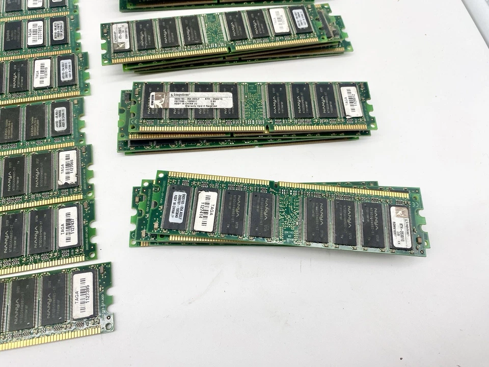 Lot of 5 Kingston KTH-D530/1G DDR 400 PC3200 184-Pin SDRAM Modules - Image 4 of 4