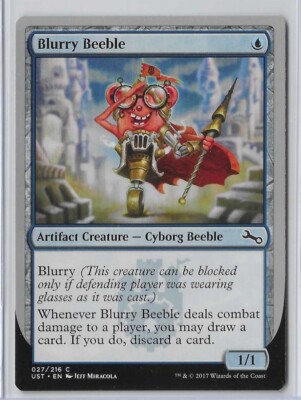 mtg unstable best cards MTG Blurry Beeble Unstable (UST) Common Magic Card #027/216 Unplayed