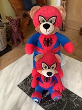 Build a Bear Spiderman (Lrge & Small) Both in "Immaculate Condition”