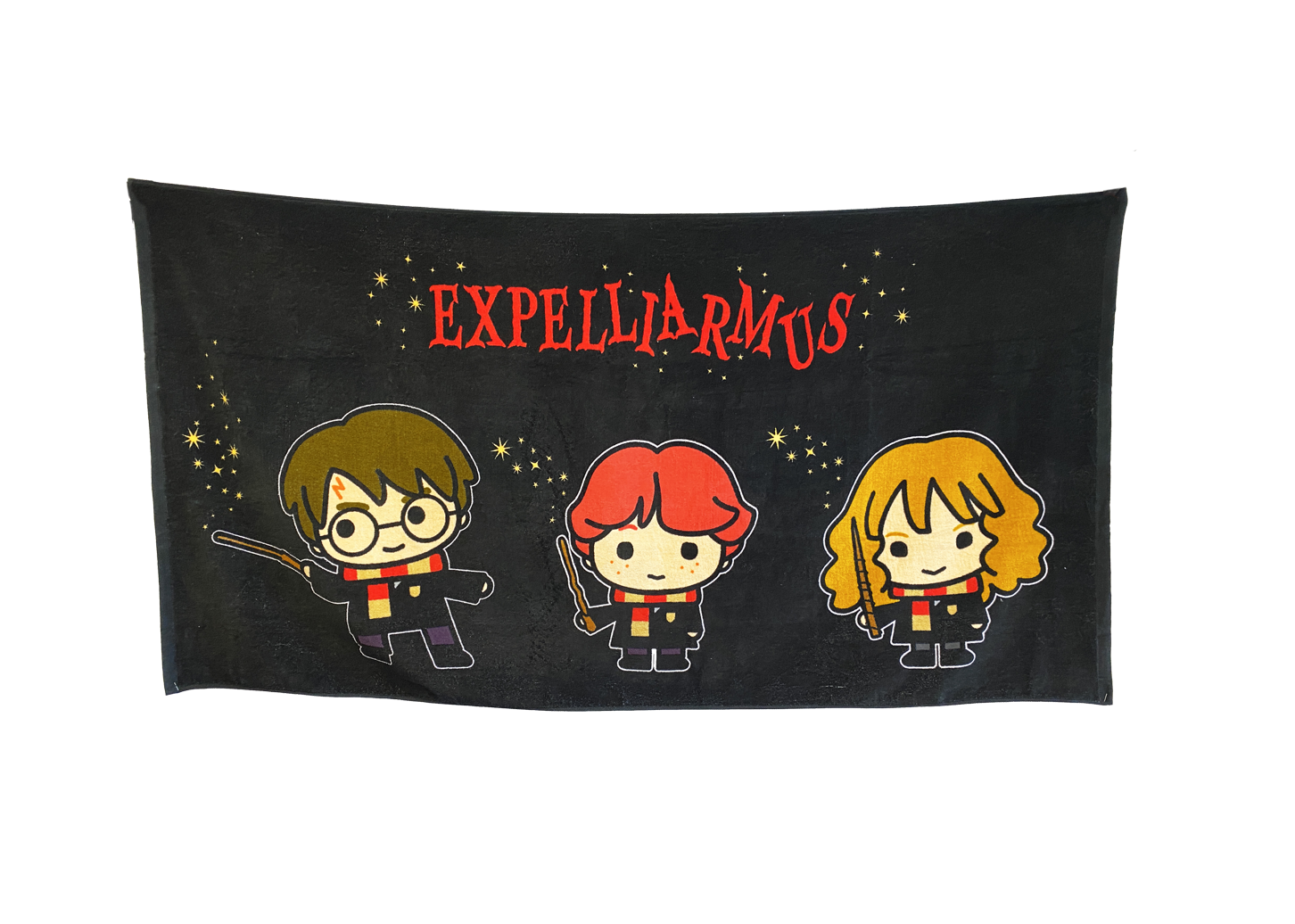 Harry Potter  Black Kawaii Character Towel, Sports Direct - Image 2