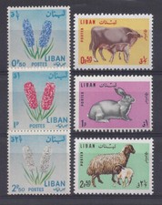 LIBAN - LOT TIMBRES NEUFS SANS CHARNIERE