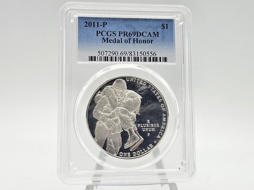 2011-P PCGS PR69DCAM U.S. Mint Medal Of Honor Commemorative 50556