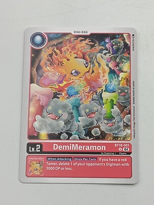 Digimon TCG Einzelkarte DemiMeramon NM