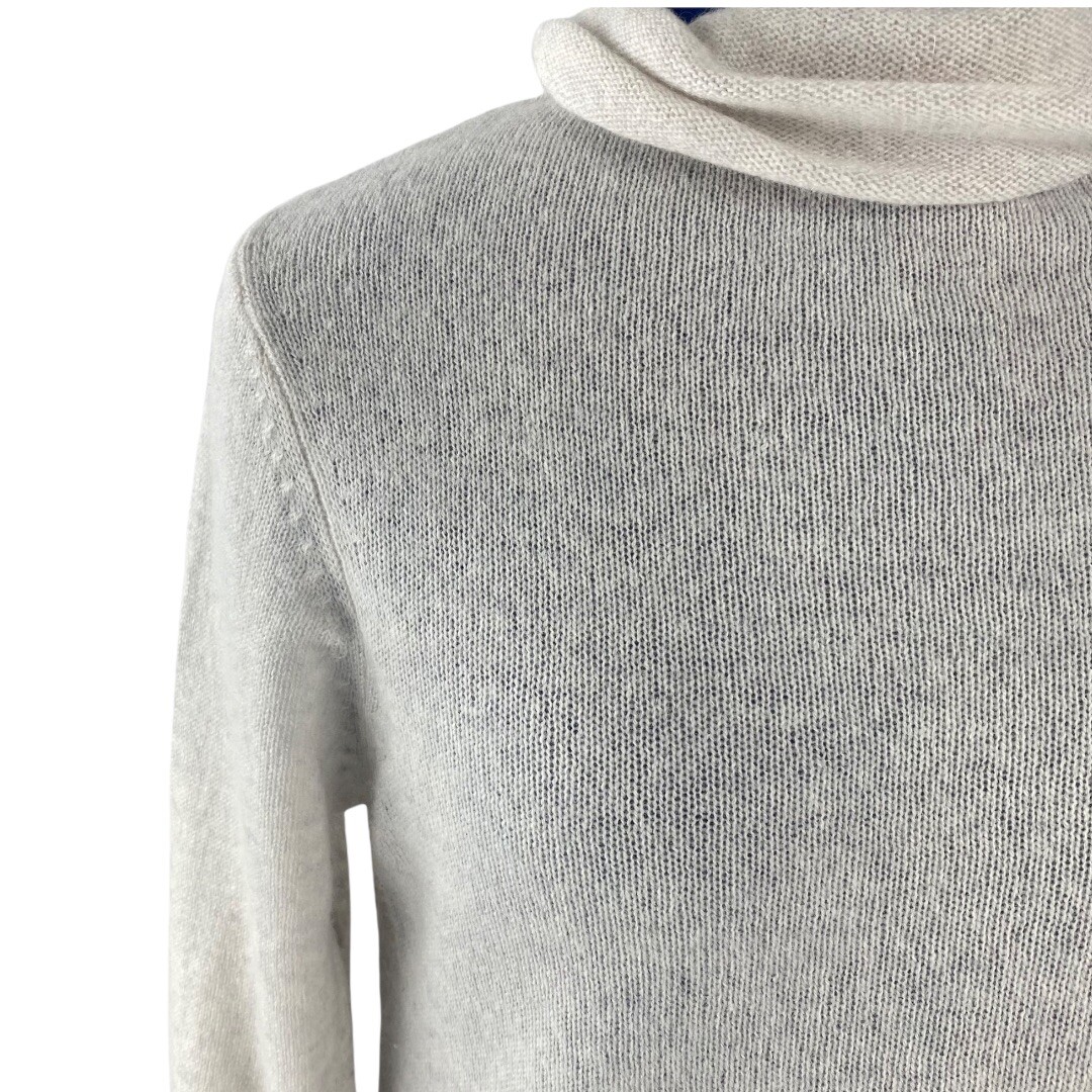 Pure Collection Ivory Turtleneck Sweater 100 Cashmer… Gem