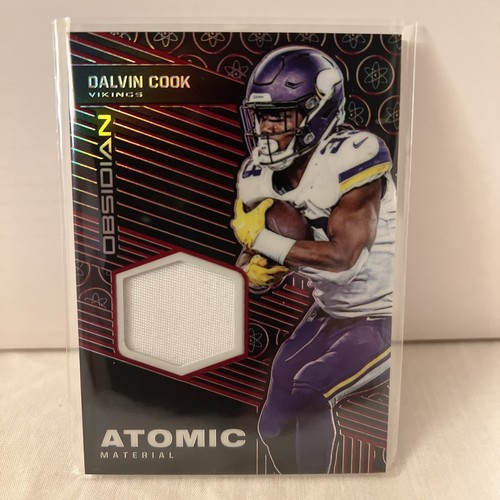 2019 Panini Obsidian Football Electric Etch Red Dalvin Cook #AM-20