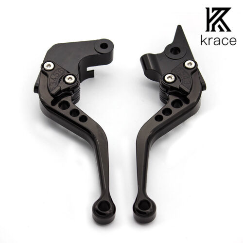 Adjustable Clutch Brake Levers Short For Honda VFR800 1998 1999 2000 2001 Black - Picture 6 of 8
