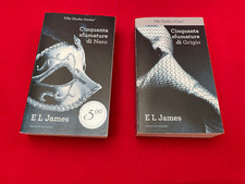 libri, 2 pezzi - cinquanta sfumature di grigio e 50 sfumature di nero, EL James