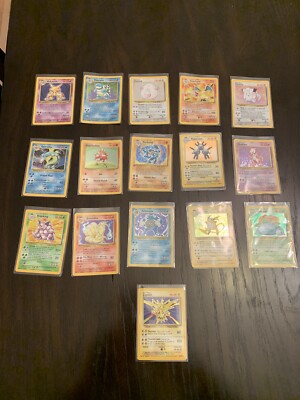 1999 Pokemon Base Set COMPLETE 102/102 w/ CHARIZARD - with OG