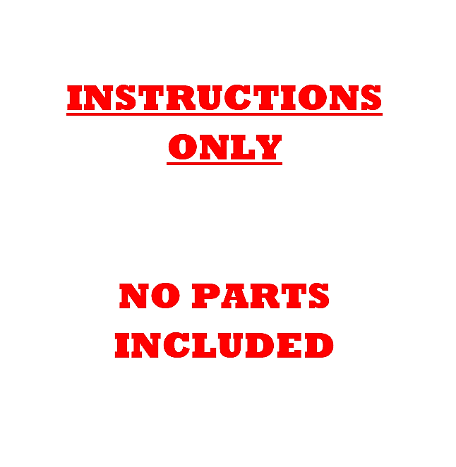 ⭐ INSTRUCTIONS ONLY ⭐ for LEGO City POLICE STATION 60047 MANUAL