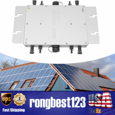 MPPT Grid Tie Smart Solar Micro Inverter 1400W Grid Tie &  DC to AC 110V
