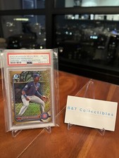 CRISTIAN HERNANDEZ 2022 Bowman Gold Mega Box Refractor RC 16/50 PSA 9 🔥🔥