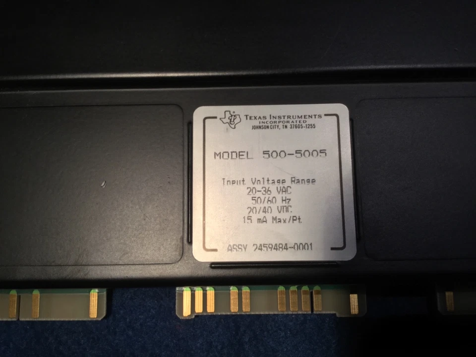Texas Instruments Programmable Logic Controller Module T1-530 - Image 3 of 4