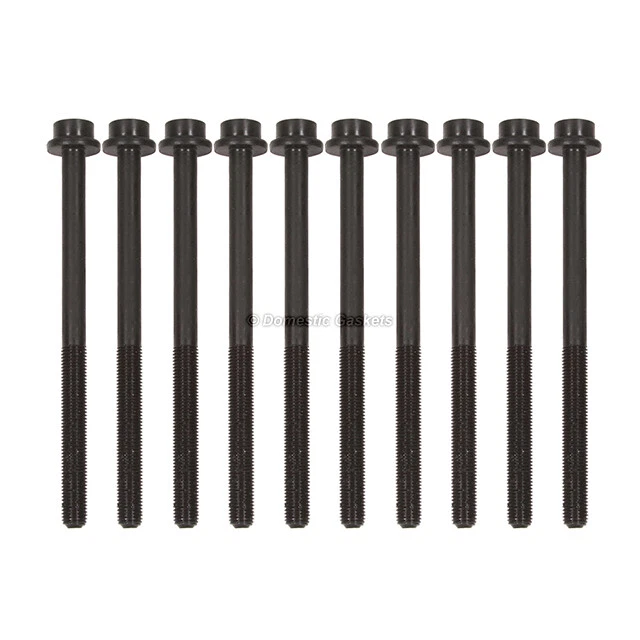 Head Bolt Set Fits 01-17 Ford Mazda Lincoln Mercury 2.0L 2.3L 2.5L DOHC & Turbos - Изображение 2 из 4