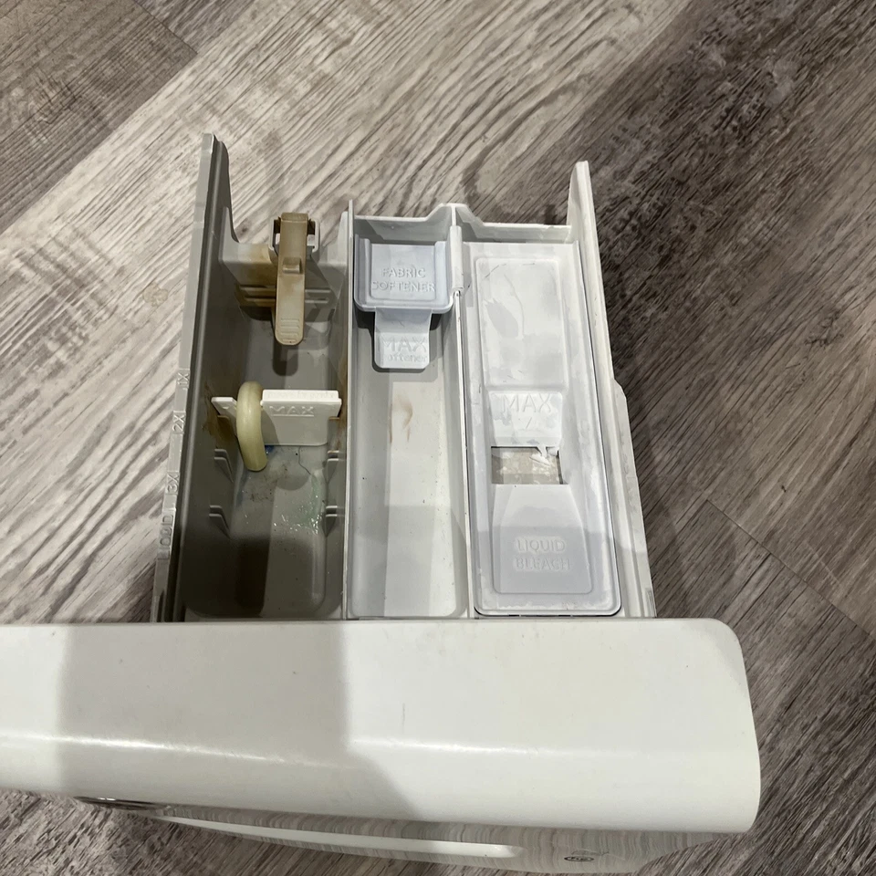 GE Washer Drawer Dispenser + Panel WH41X10302, WH41X20817 USED - Image 2 of 4