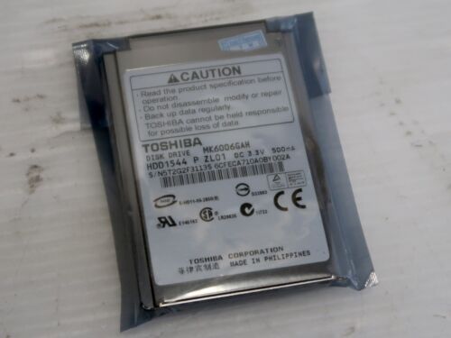 TOSHIBA MK6006GAH, 60GB, CF HDD, 1.8", 4200 RPM, BRAND NEW - Picture 1 of 2