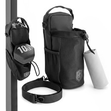 Magnetic Gym Bag with Double-Sided Handles, Heavy-Duty Bottle Medium, Black