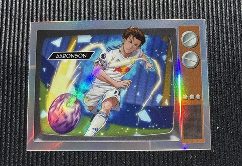 2025-26 Topps Chrome EPL #CA-BA Brenden Aaronson SSP Chrome ANIME Leeds, USA