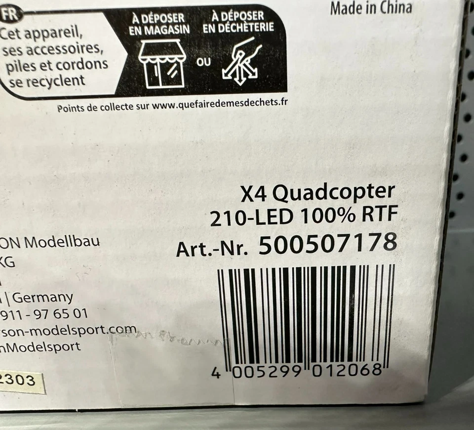 Carson X4 Quardokopter RTF 2. Ghz - 5007071768 - Neu/OVP - Bild 4 von 4