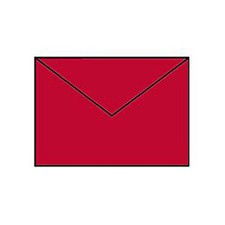 Briefumschlaege Paperado DIN C6 m. SF Rot 5er
