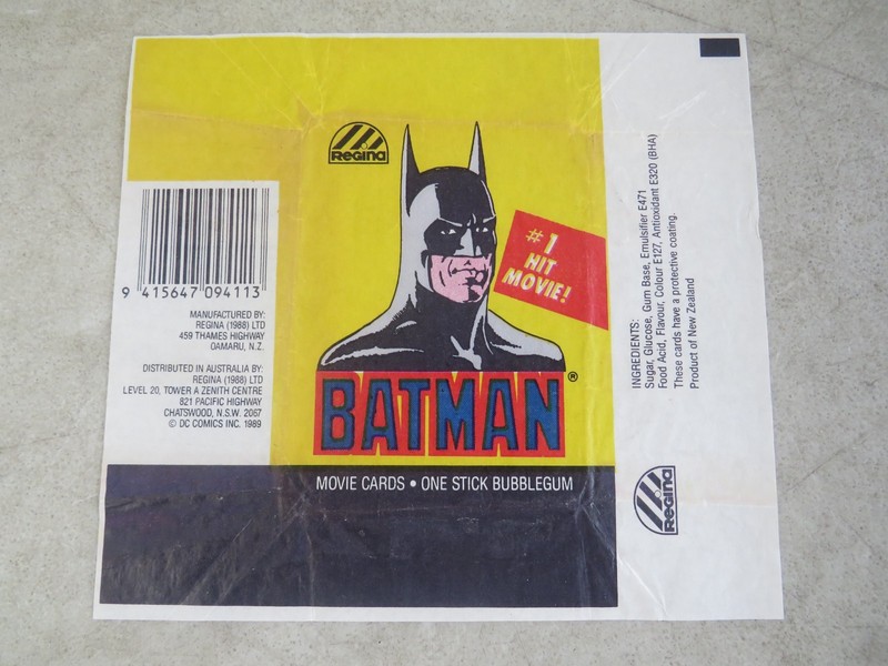 rare 1989 batman cards 1989 TOPPS - BATMAN BONUS Cards - Batman Movie - #L TO U