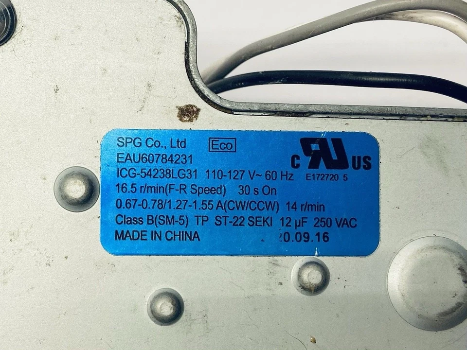 EAU60784231 ICG-54238LG31 OEM Engranaje Motor del Dispensador LG Refrigerador DS11 Foto 3 de 3