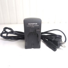Genuine Olympus LI-10C Li-Ion Camera Battery Charger Power Cord OEM Original