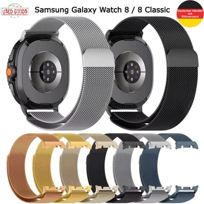 Uhrenarmband Magnet Milanaise für Samsung Galaxy Watch 8 / 8 Classic 40 44 46 mm - Bild 1 von 4