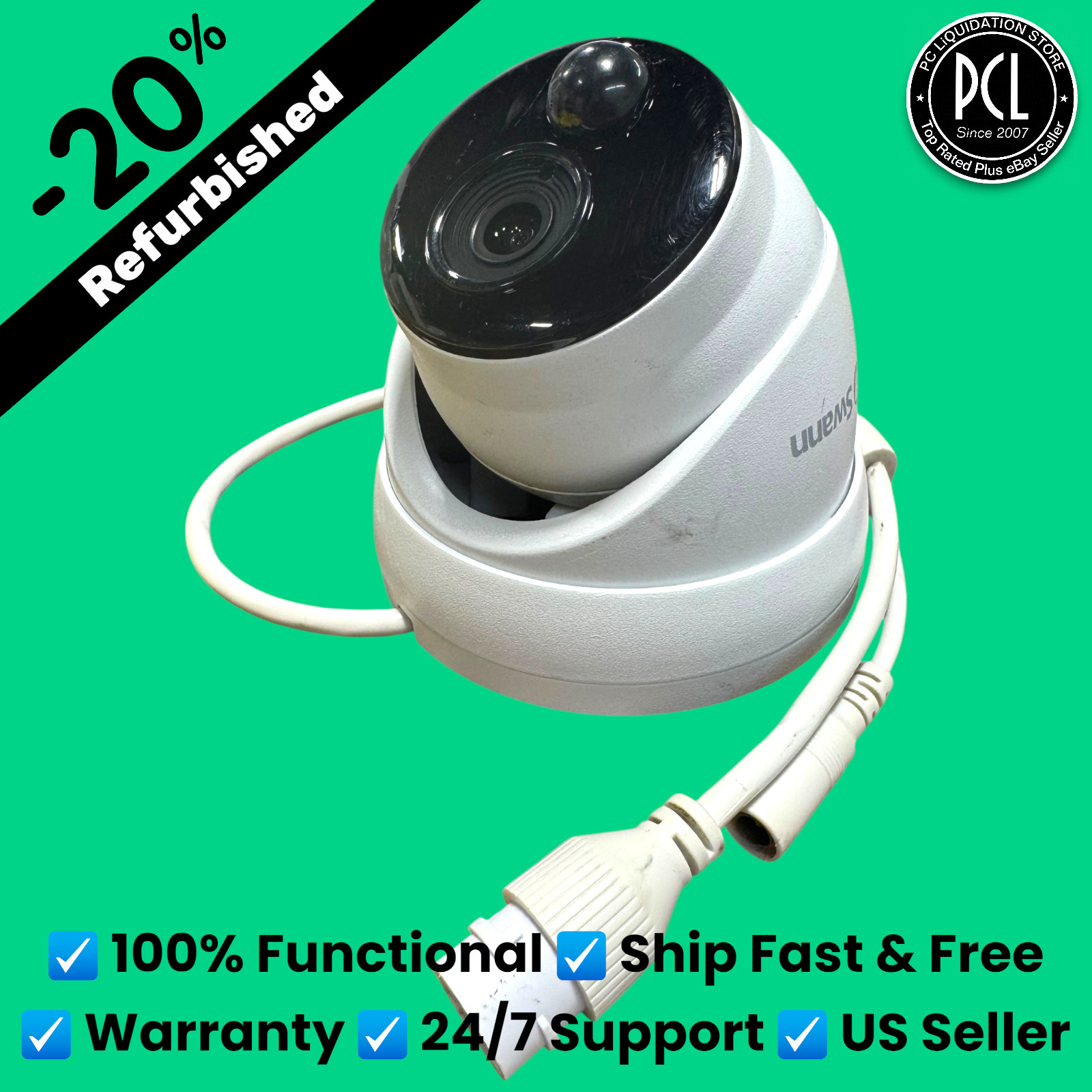 ✅ Swann 4K Thermal Sensing PIR Security Dome Camera SWNNHD-888MSD NHD-888MSD ✅