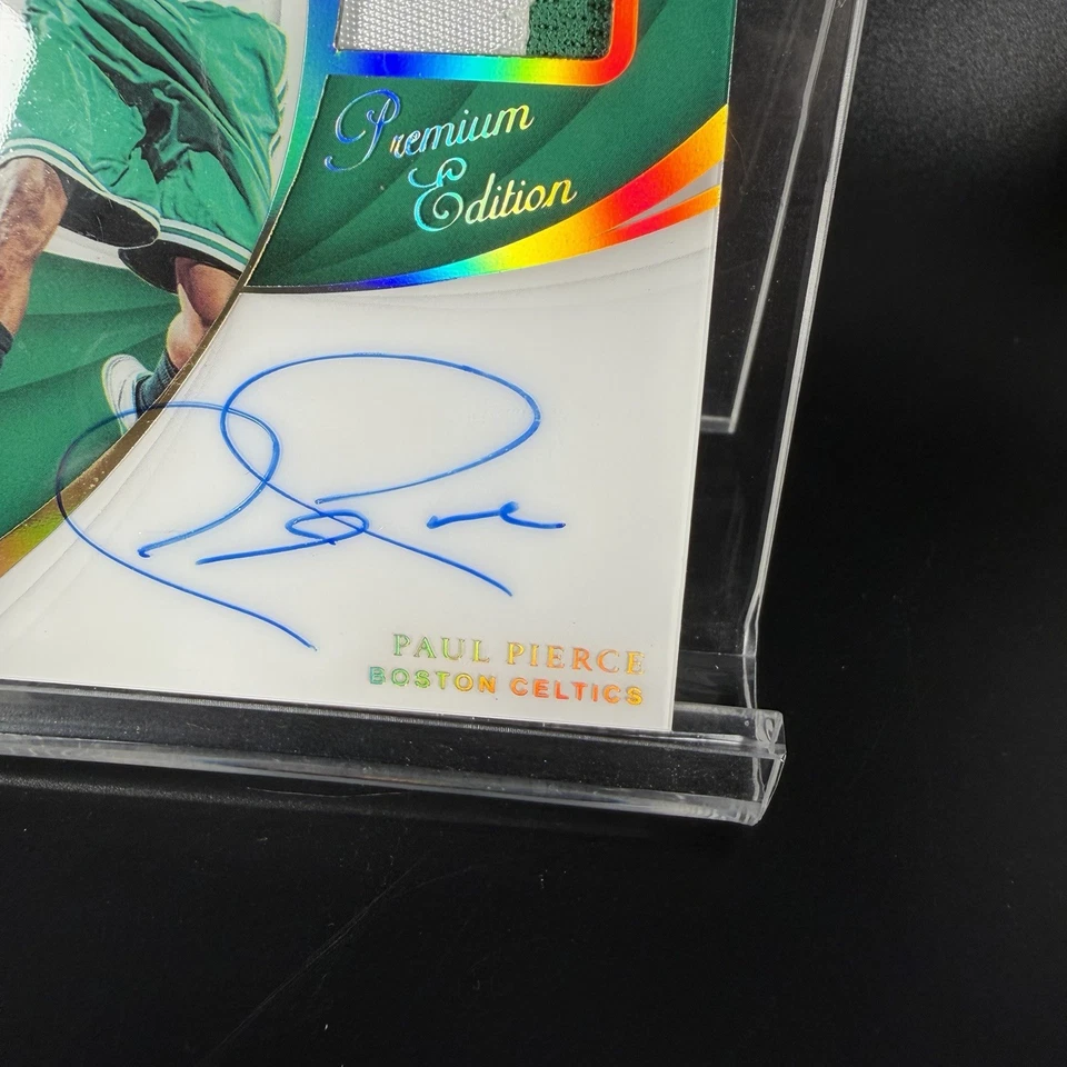 Paul Pierce 2018-19 Immaculate Collection Premium Edition Patch Auto 11/14 - Image 4 of 4