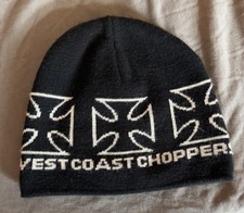 Vintage west coast choppers beanie RARE LONG BEACH Y2K