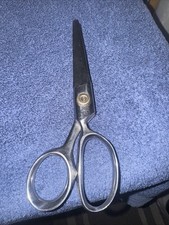 Pinking Sewing Shears Sears #2012 Stainless Steel Made in USA Vintage