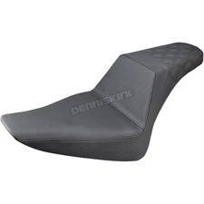 Saddlemen Black Smooth Lattice Stitch Step-Up Seat - 812-26-173