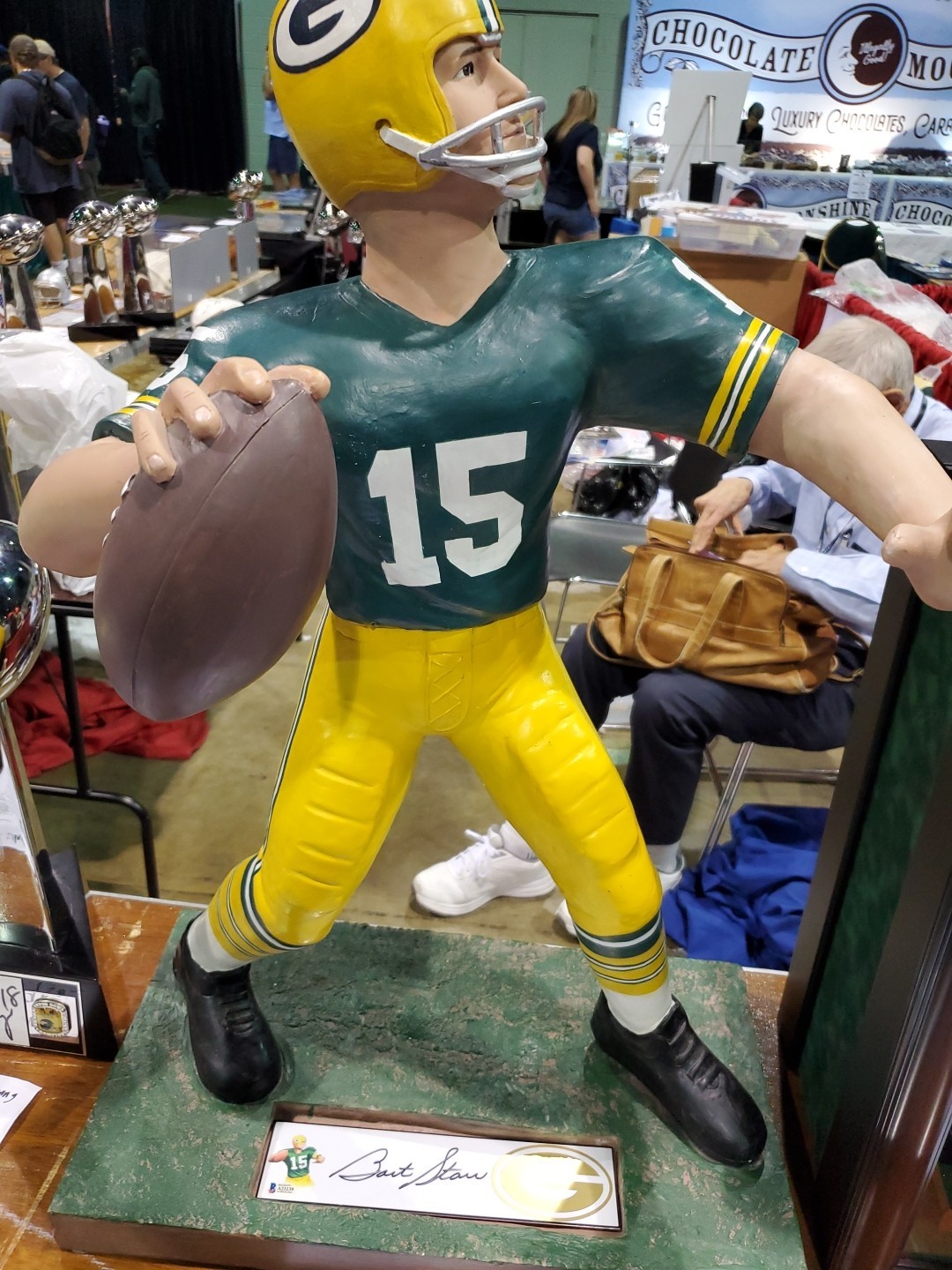 Bart Starr Autographed Signed Green Bay Packers 3 FOOT FIGURE 