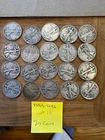 Walking Liberty Half Dollar Lot #111 Lot Of 20 1933-1936 90% silver ($10 face)