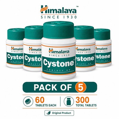 Himalaya Cystone Tablets Pack of 5 | Herbal | Free Shipping | Urinary Care