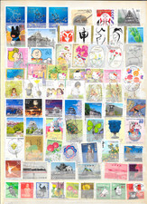 JAPON - 70  timbres oblitérées  - 117/4