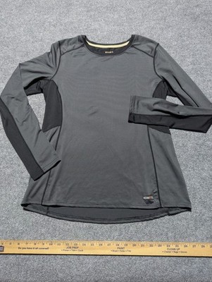 KERRITS Men s Size Large Gray Long Sleeve Equestrian Athletic Pullover Shirt