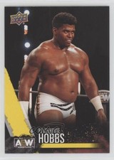 2021 Upper Deck AEW All Elite Wrestling Yellow Powerhouse Hobbs #56 d9r