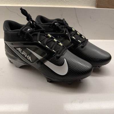 Nike Alpha Menace 4 Pro FD7037-001 Football Cleats Black Size 9.5 Medium