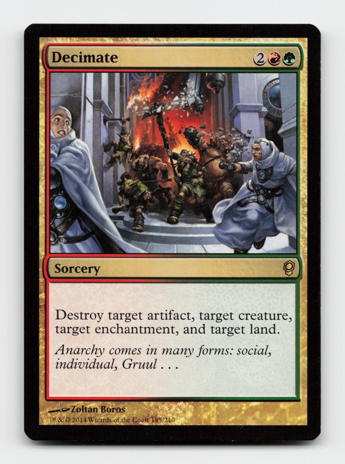 Decimate 185 Rare Conspiracy Magic: The Gathering Cards