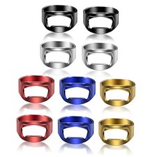10 Pieces Ring Bottle Opener Stainless Steel Beer Bottle Opener Colorful