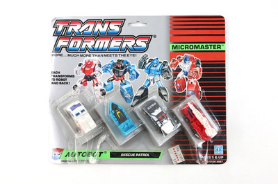 Transformers G1 MicroMaster Autobot Rescue Patrol 1988 New Damaged Card