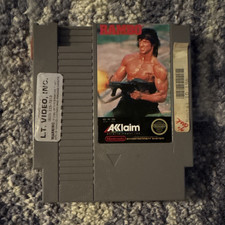 Acclaim Entertainment Rambo Nintendo NES NTSC-U/C (US/Canada) Game Cartridge