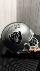 Jerry Rice Oakland Raiders Autographed Riddell Mini Helmet Player Sticker COA