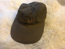Cappello pesca a mosca salvia logo cotone cerato -- Vintage