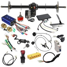 40" Rear Axle kit 72V 1500W Differential Motor Complete For Go Kart Dirt Bike